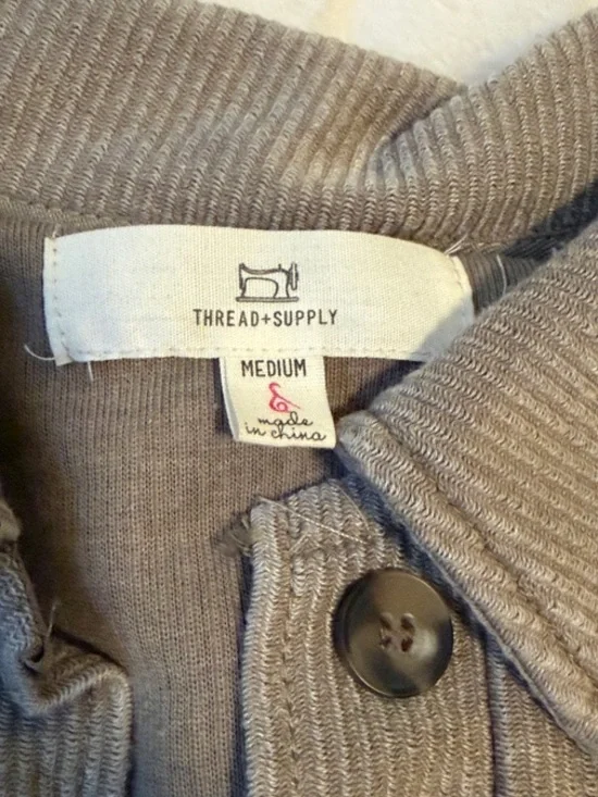 Thread & Supply Ribbed Button-Down - Picture 2 of 4